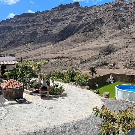 Casa Rural Con Bano Adaptado Y Piscina En Mogán Buitenkant foto