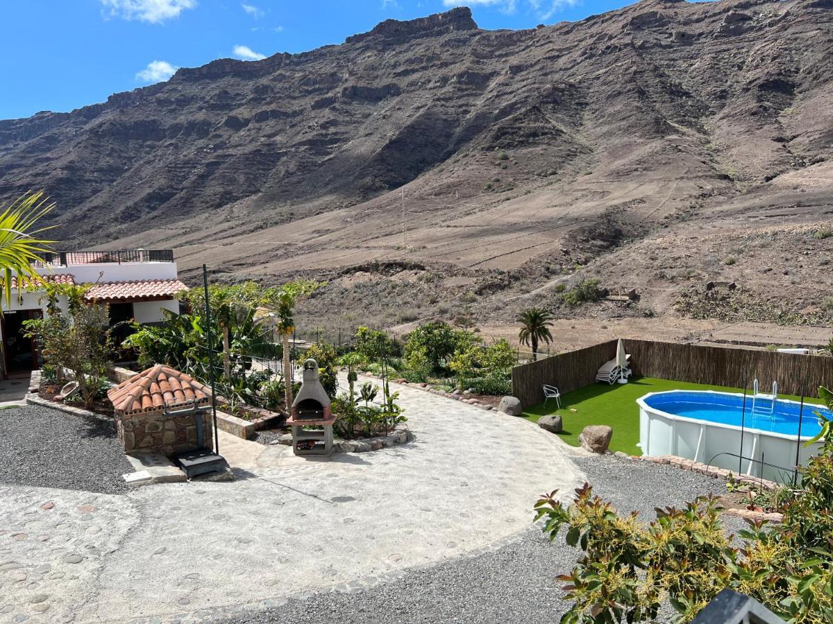 Casa Rural Con Bano Adaptado Y Piscina En Mogán Buitenkant foto