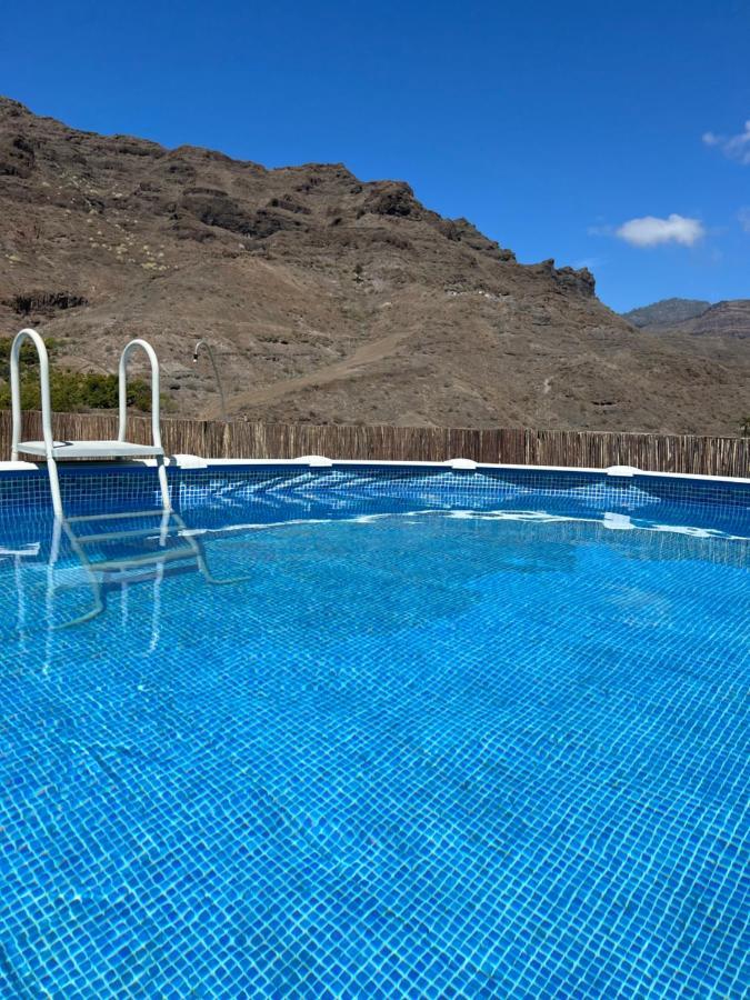 Casa Rural Con Bano Adaptado Y Piscina En Mogán Buitenkant foto